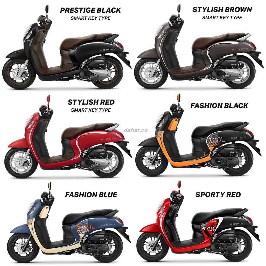 2022 All New Honda Scoopy Colours
