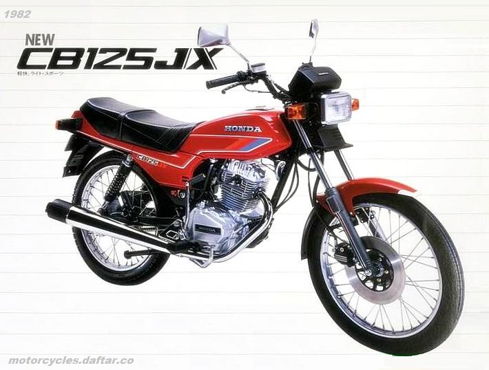 Honda CB125JX JC09 1982 Red