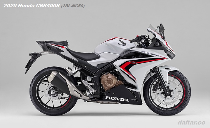 2020 Honda New CBR400R Pearl White NC56