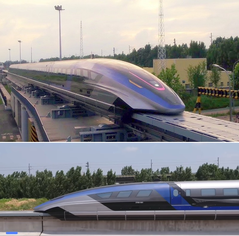 Gambar Kereta Cepat China - Shanghai Maglev Train