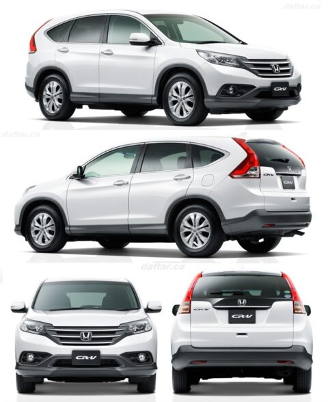 Honda CRV Generasi 4 tampak depan samping belakang