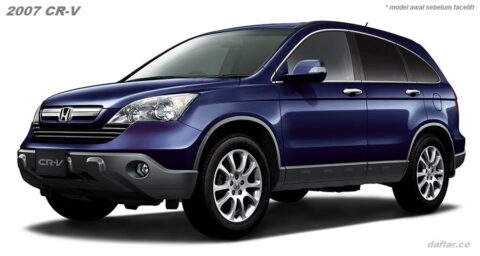 Honda CRV gen 3 2007 model awal sebelum facelift