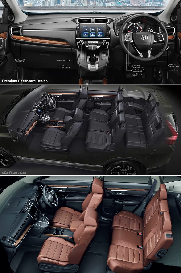 Interior All New Honda CRV Gen 5 Turbo Prestige 2017 2018 2019 2020 2021 2022 2023